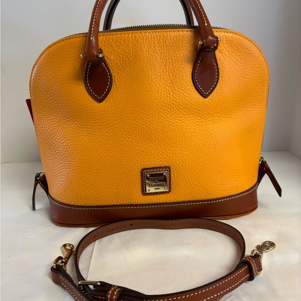 Dooney & Bourke Pebble Grain Zip Zip Satchel